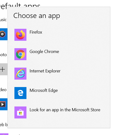 Default Browser