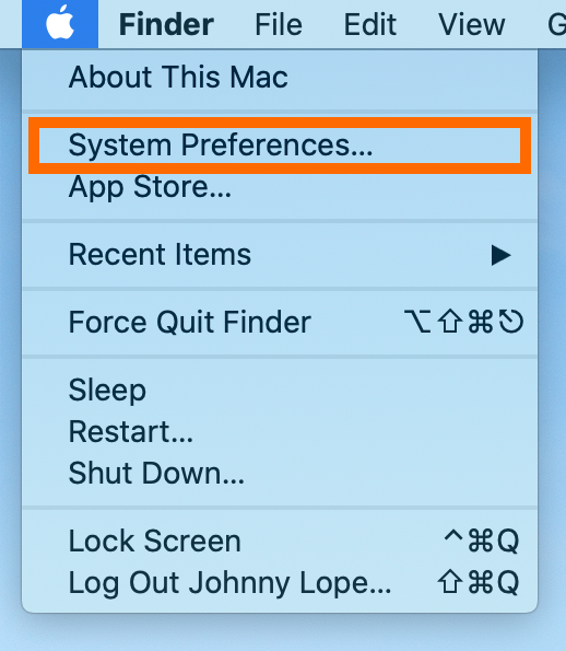 System Preferences