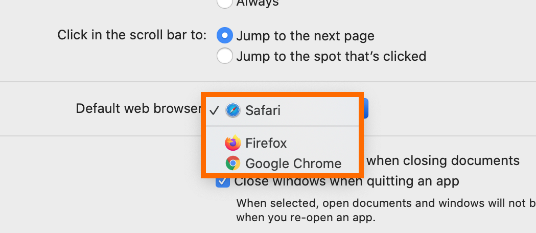Default Browser
