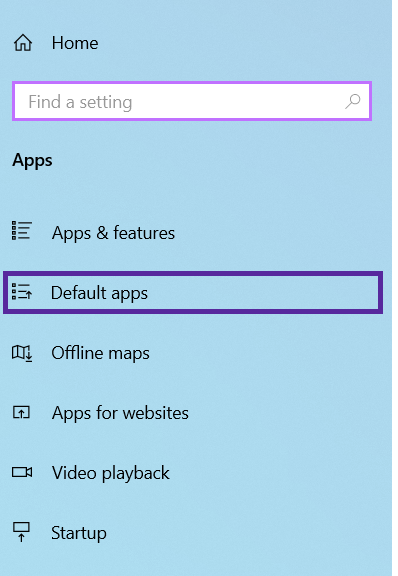 Default Apps