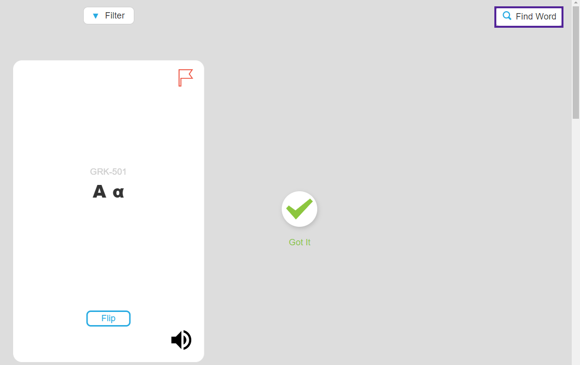 Find Word button