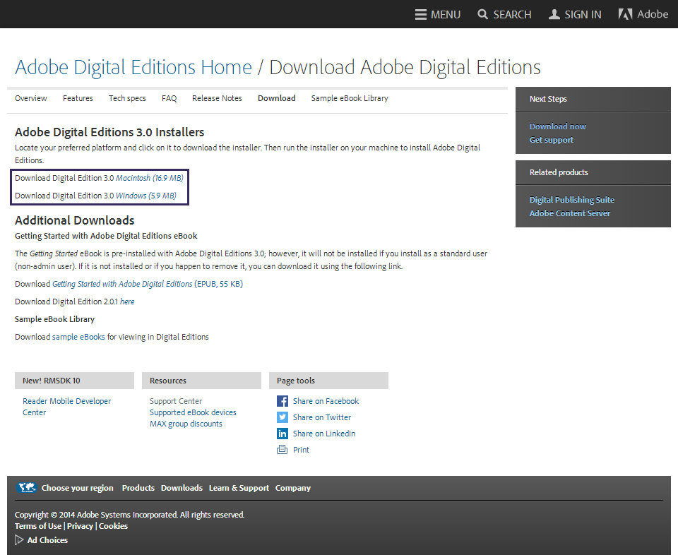 Download And Install Adobe Digital Editions 3